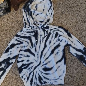 Tye died hooded shirt